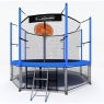 Батут с защитной сетью i-JUMP BASKET 14FT BLUE