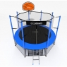 Батут с защитной сетью i-JUMP BASKET 10FT BLUE