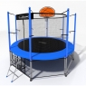 Батут с защитной сетью i-JUMP BASKET 16FT BLUE