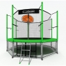 Батут с защитной сетью i-JUMP BASKET 14FT GREEN