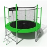 Батут с защитной сетью i-JUMP CLASSIC LIGHT 14FT GREEN