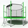 Батут с защитной сетью i-JUMP CLASSIC LIGHT 14FT GREEN